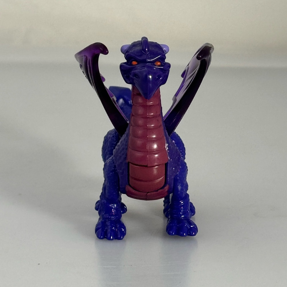 McDonald's Vintage 1998 Happy Meal Toy Animal Kingdom Purple dragon Disney World